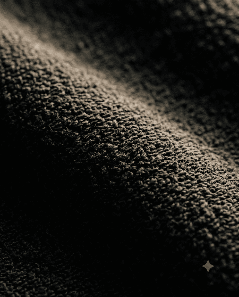 Washed cotton fleece